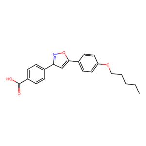 aladdin 阿拉丁 P346000 4-[5-(4-戊氧基苯基)异恶唑-3-基]苯甲酸 179162-55-1 98%