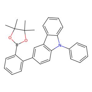 aladdin 阿拉丁 P404952 9-苯基-3-[2-(4,4,5,5-四甲基-1,3,2-二氧杂环戊硼烷-2-基)苯基]-9H-咔唑 1628817-49-1 95.0%