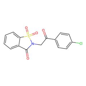 WAY-604603,2-(2-(4-chlorophenyl)-2-oxoethyl)benzo[d]isothiazol-3(2H)-one 1,1-dioxide