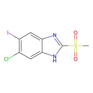 5-氯-6-碘-2-(甲基磺酰基)-1H-苯并[D]咪唑,5-Chloro-6-iodo-2-(methylsulfonyl)-1H-benzo[d]imidazole