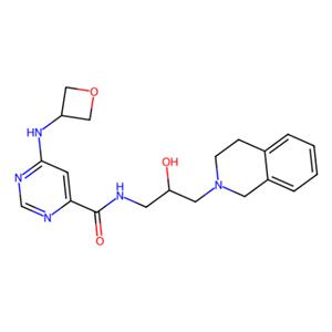 aladdin 阿拉丁 E167694 (S)-N-（3-（3,4-二氢异喹啉-2 (1H)-基）-2-羟基丙基）-6-（氧杂坦-3-基氨基）嘧啶-4-甲酰胺 1616391-65-1 98% (HPLC)
