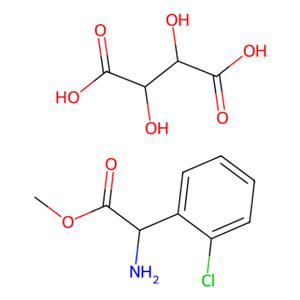 aladdin 阿拉丁 S190850 S-(+)-2-氯苯甘氨酸甲酯 酒石酸盐 141109-15-1 98%