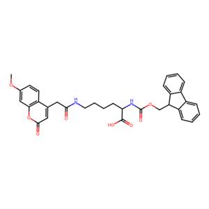 Nα-Fmoc-Nε-7-甲氧基香豆素-4-乙酰基-L-赖氨酸,Fmoc-Lys(Mca)-OH