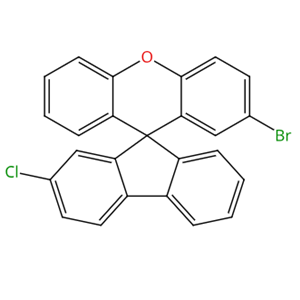 2’-溴-2-氯-螺[9H-芴-9,9’-[9H]氧杂蒽],2′-Bromo-2-chlorospiro[9H-fluorene-9,9′-[9H]xanthene]