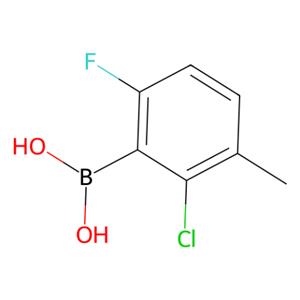 aladdin 阿拉丁 C138725 2-氯-6-氟-3-甲基苯硼酸(含有数量不等的酸酐) 352535-85-4 97%