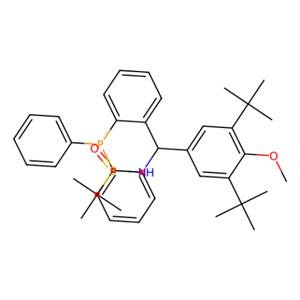 aladdin 阿拉丁 S282266 [S（R）]-N-[（S）-[3,5-双（1,1-二甲基乙基）-4-甲氧基苯基] [2-（二苯基膦基）苯基]甲基]-2-甲基-2-丙烷亚磺酰胺 1616688-63-1 95%