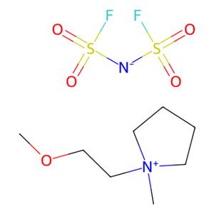 aladdin 阿拉丁 M158583 1-(2-甲氧乙基)-1-甲基吡咯烷鎓双(氟磺酰基)亚胺 1235234-47-5 97%