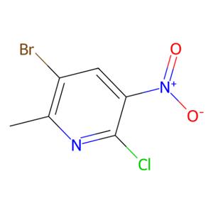 2-氯-3-硝基-5-溴-6-甲基吡啶,3-Bromo-6-chloro-2-methyl-5-nitropyridine