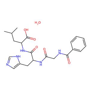 马尿酰-组氨酰-亮氨酸 水合物,N-Hippuryl-His-Leu hydrate