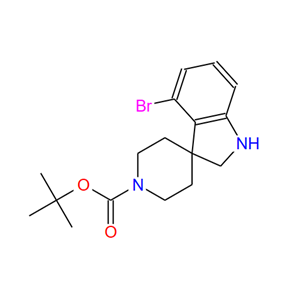 1160247-72-2;	4-溴-1,2-二氫螺[吲哚-3,4'-哌啶]-1'-羧酸叔丁酯