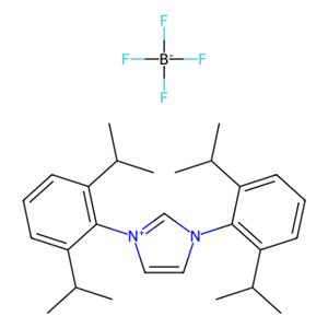 aladdin 阿拉丁 B588570 1,3-双(2,6-二异丙基苯基)-1H-咪唑-3-鎓四氟硼酸盐 286014-25-3 98%