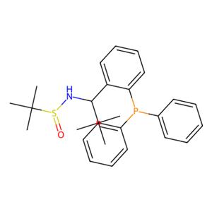 aladdin 阿拉丁 S282271 [S（R）]-N-[（1R）-1-[2-（二苯基膦基）苯基]-2,2-二甲基丙基]-2-甲基-2-丙烷亚磺酰胺 1906918-20-4 95%