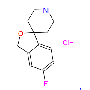 475152-26-2;	5-氟-3H-螺[2-苯并呋喃-1,4'-哌啶]盐酸盐