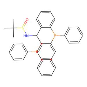 aladdin 阿拉丁 S282280 [S（R）]-N-[（1S）-2-（二苯基膦基）-1-[2-（二苯基膦基苯基）乙基]-2-甲基-2-丙烷亚磺酰胺 1824731-39-6 95%
