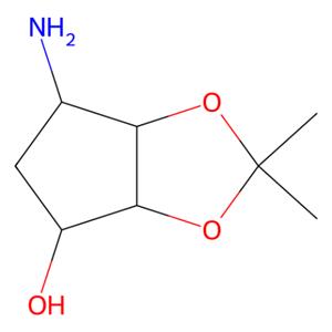 aladdin 阿拉丁 A174541 (3aR,4S,6R,6aS)-6-氨基-2,2-二甲基-六氢环戊基[d] [1,3]二恶酚-4-醇 155899-66-4 97%