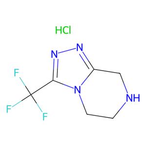 aladdin 阿拉丁 T177391 3-(三氟甲基)-5,6,7,8-四氢-[1,2,4]三唑并[4,3-a]吡嗪盐酸盐 762240-92-6 97%