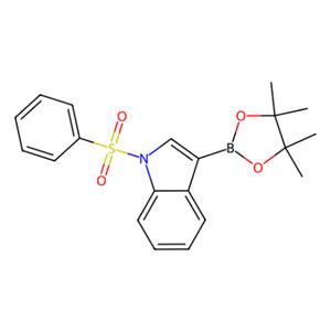 aladdin 阿拉丁 B177791 1-(苯基磺酰)-3-吲哚基硼酸频哪醇酯 870717-93-4 97%