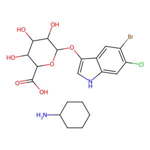 aladdin 阿拉丁 B152262 5-溴-6-氯-3-吲哚基β-D-葡糖苷酸环己铵盐 [用于生化研究] 144110-43-0 >98.0%(HPLC)