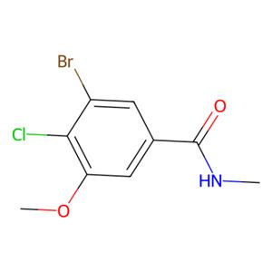 aladdin 阿拉丁 B588068 3-溴-4-氯-5-甲氧基-N-甲基苯甲酰胺 2089311-47-5 99%