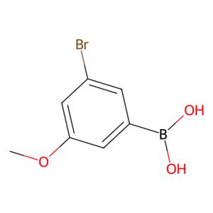 aladdin 阿拉丁 B186929 3-溴-5-甲氧基苯硼酸(含有数量不等的酸酐) 849062-12-0 96%