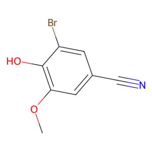 aladdin 阿拉丁 B152145 3-溴-4-羟基-5-甲氧基苯甲腈 52805-45-5 >98.0%(GC)