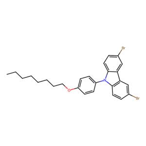 aladdin 阿拉丁 D404229 3,6-二溴-9-(4-n-辛氧基苯基)-9H-咔唑 917773-26-3 96%