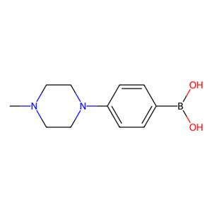 aladdin 阿拉丁 M588264 4-(4-甲基-1-哌嗪基)苯硼酸（含不等量酸酐） 229009-40-9 95%