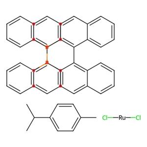 aladdin 阿拉丁 S294487 [(S)-(-)-2,2'-双(二苯基膦)-1,1'-联萘基](对伞花烃)氯化钌(II)氯化物 130004-33-0 99.95% metals basis