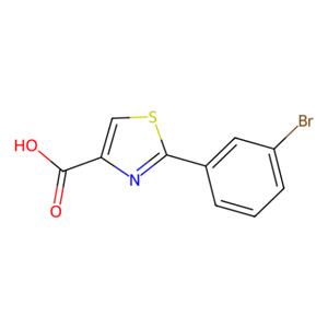 aladdin 阿拉丁 B187731 2-(3-溴苯基)-1,3-噻唑-4-羧酸 886369-02-4 95%