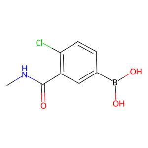 4-氯-3-(N-甲基氨基甲酰基)苯基硼酸(含有数量不等的酸酐),4-Chloro-3-(N-methylcarbamoyl)phenylboronic acid(contains varying amounts of Anhydride)