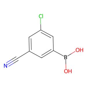 aladdin 阿拉丁 C195823 3-氯-5-氰基苯硼酸 (含不同量的酸酐) 915763-60-9 98%