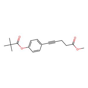 5-(4-(新戊酰氧基)苯基)戊-4-炔酸甲酯,Methyl 5-(4-(pivaloyloxy)phenyl)pent-4-ynoate