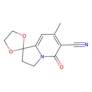 aladdin 阿拉丁 D347764 2'，3'-二氢-7'-甲基-5'-氧代螺环[1,3-二氧戊环-2,1'（5'H）-吲哚嗪]-6'-腈 58610-64-3 95%