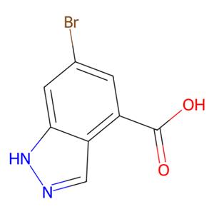 6-溴-1H-吲唑-4-羧酸,6-Bromo-1H-indazole-4-carboxylic acid