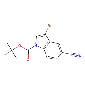 aladdin 阿拉丁 B183910 3-溴-5-氰基吲哚-1-羧酸叔丁酯 348640-12-0 96%