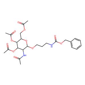 aladdin 阿拉丁 A419548 2-乙酰氨基-3,4,6-三-O-乙酰基-1-O-(N-Cbz-6-氨基丙醇)-2-脱氧-β-D-吡喃半乳糖 143918-33-6 ≥98%