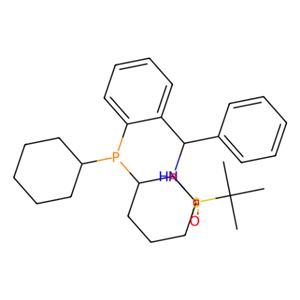 aladdin 阿拉丁 S282289 [S（R）]-N-[（S）-[2-（二环己基膦基）苯基]苯基甲基]-2-甲基-2-丙烷亚磺酰胺 1595319-99-5 95%