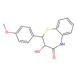 aladdin 阿拉丁 S161077 (2S,3S)-(+)-2,3-二氢-3-羟基-2-(4-甲氧苯基)-1,5-苯并硫氮杂卓-4(5H)-酮 42399-49-5 96%