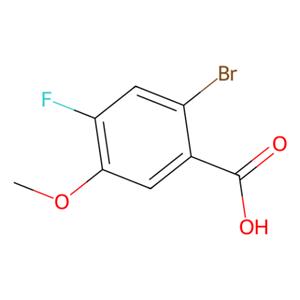 2-溴-4-氟-5-甲氧基苯甲酸,2-Bromo-4-fluoro-5-methoxybenzoic acid