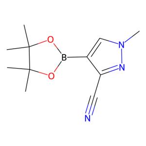 aladdin 阿拉丁 M588139 1-甲基-4-(4,4,5,5-四甲基-1,3,2-二氧硼杂环戊烷-2-基)-1H-吡唑-3-甲腈 2158267-70-8 98%