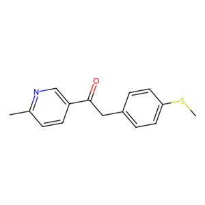 1-(6-甲基-3-吡啶)-2-[4-(甲巰基)苯基]-乙酮,1-(6-Methylpyridin-3-yl)-2-(4-(methylthio)phenyl)ethanone