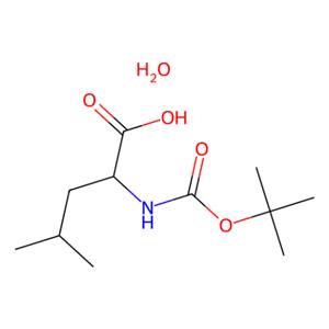 aladdin 阿拉丁 B105467 N-(叔丁氧羰基)-L-亮氨酸一水合物 200936-87-4 99%