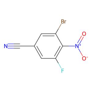 3-溴-5-氟-4-硝基苯甲腈,3-Bromo-5-fluoro-4-nitrobenzonitrile