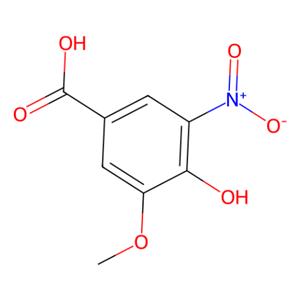 aladdin 阿拉丁 H191169 4-羟基-3-甲氧基-5-硝基苯甲酸 15785-54-3 98%