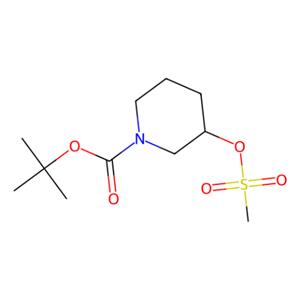 aladdin 阿拉丁 T586932 3-((甲磺酰基)氧基)哌啶-1-甲酸叔丁酯 129888-60-4 98%