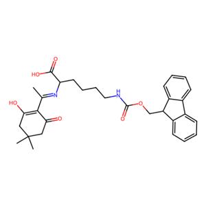 aladdin 阿拉丁 D181775 Nalpha-1-(4,4-二甲基-2,6-二氧环己基-1-烯基)乙基-Nepsilon-Fmoc-L-赖氨酸 156648-40-7 95%