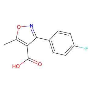 aladdin 阿拉丁 F156580 3-(4-氟苯基)-5-甲基异恶唑-3-甲酸 1736-21-6 98%