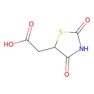 aladdin 阿拉丁 D479614 2-(2,4-二氧代噻唑烷-5-基)乙酸 875-97-8 98%
