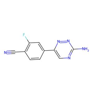 aladdin 阿拉丁 A586555 4-(3-氨基-1,2,4-三嗪-6-基)-2-氟苯甲腈 1197377-47-1 95%