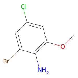 2-溴-4-氯-6-甲氧基苯胺,2-Bromo-4-chloro-6-methoxyaniline